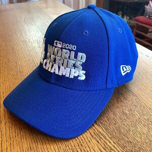 Men's 2020 Los Angeles Dodgers World Series Champs Hook and Loop Baseball Hat